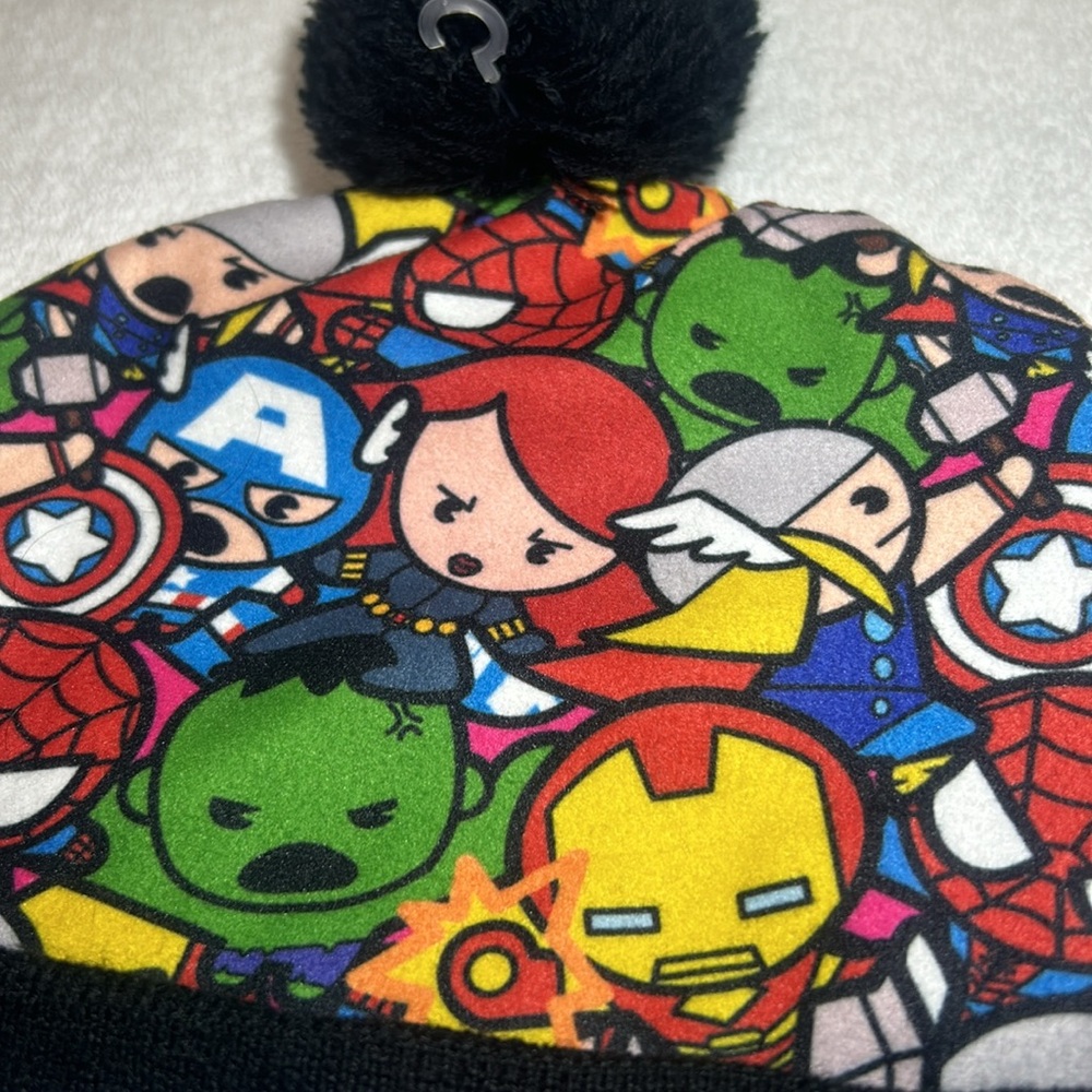 Marvel Comics Knit Hat Multi Character Favorites … - image 3